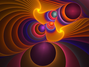 Картинка 3д графика fractal фракталы