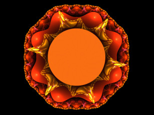 Картинка 3д графика fractal фракталы абстракция