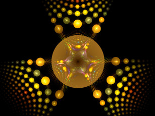 Картинка 3д графика fractal фракталы абстракция