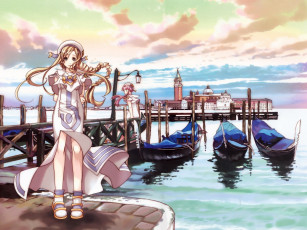 Картинка аниме aria девушки