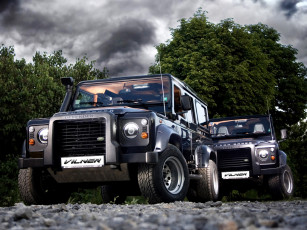 Картинка vilner studio land rover defender автомобили custom 5dr off road