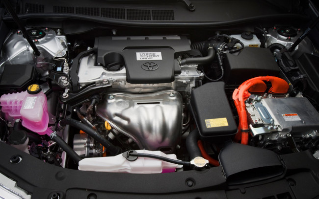 Обои картинки фото toyotа, camry, 2012, автомобили, двигатели