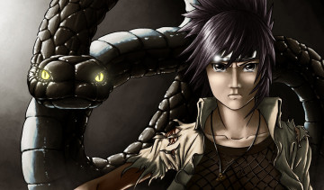 Картинка аниме naruto anko mitarashi девушка змея бандана кулон