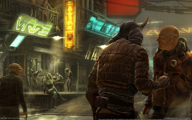 Обои картинки фото star, wars, 1313, видео, игры, существа