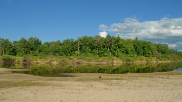 Картинка ветлуга природа реки озера берег небо лес река