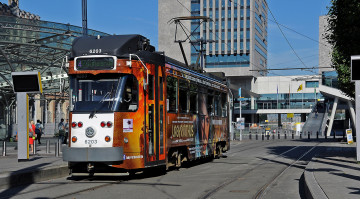 Картинка техника трамваи транспорт рельсы трамвай