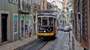 Картинка техника трамваи трамвай рельсы транспорт