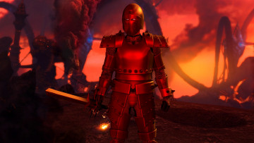 Картинка видео+игры dark+heresy оружие доспехи рыцарь фон взгляд девушка