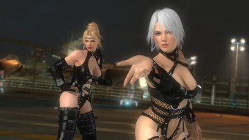 обоя видео игры, dead or alive 5, девушки, фон, взгляд