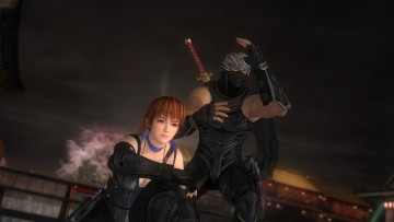 Картинка видео+игры dead+or+alive+5 взгляд девушка ниндзя фон