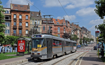 Картинка техника трамваи транспорт рельсы трамвай