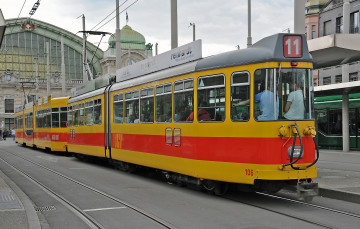 Картинка техника трамваи рельсы транспорт трамвай