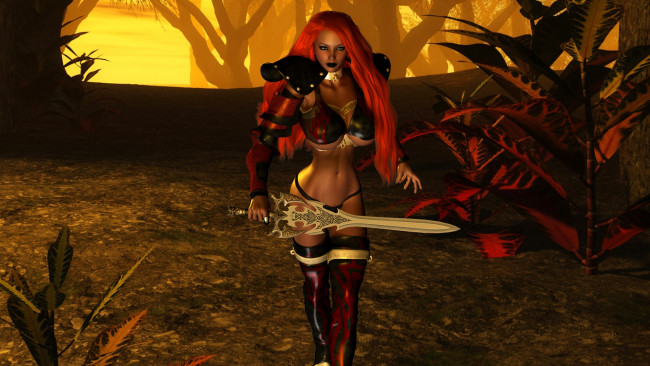 Обои картинки фото видео игры, dark heresy, фон, взгляд, девушка