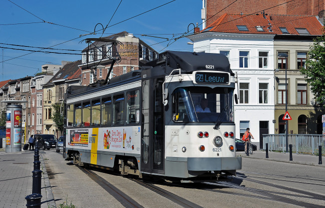 Обои картинки фото техника, трамваи, транспорт, рельсы, трамвай