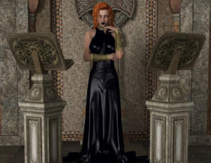 Картинка 3д+графика люди+ people фон взгляд девушка