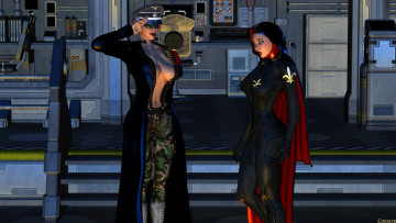 Картинка 3д+графика фантазия+ fantasy фон девушки взгляд