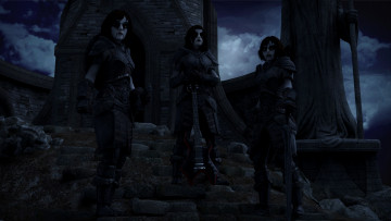 Картинка 3д+графика фантазия+ fantasy взгляд фон девушки