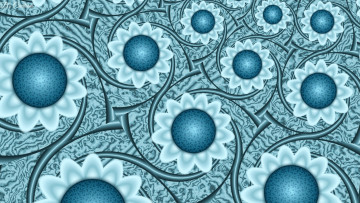 Картинка 3д+графика фракталы+ fractal цвета узор фон