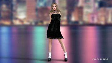 Картинка 3д+графика люди+ people фон взгляд девушка