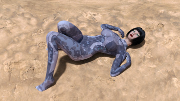 Картинка 3д+графика люди+ people фон взгляд девушка