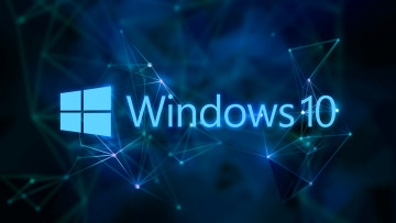 Картинка компьютеры windows+10 логотип фон