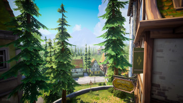 Картинка видео+игры overwatch город