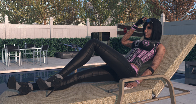 Обои картинки фото 3д графика, люди , people, девушка, взгляд, фон