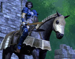 Картинка 3д+графика амазонки+ amazon фон взгляд девушка