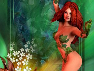 Картинка 3д+графика фантазия+ fantasy фон взгляд девушка