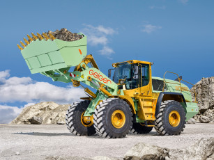 Картинка техника фронтальные+погрузчики liebherr