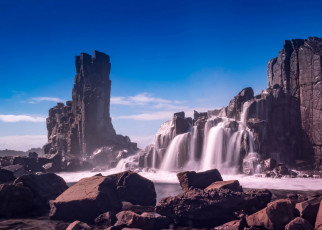 Картинка природа водопады простор