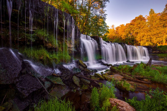 Картинка природа водопады простор