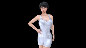 Картинка 3д+графика люди+ people фон взгляд девушка