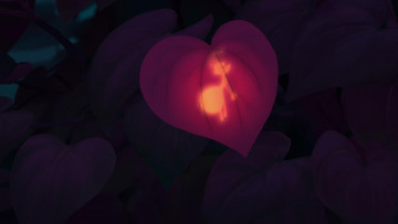 Картинка мультфильмы the+princess+and+the+frog лист растение светлячок силуэт