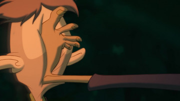 Картинка мультфильмы the+princess+and+the+frog удар лицо нога