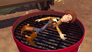 обоя мультфильмы, toy story, мангал, ковбой, игрушка