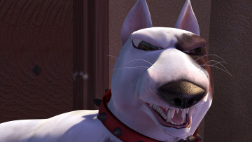 Картинка мультфильмы toy+story ошейник морда собака оскал