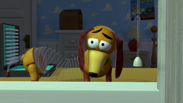 обоя мультфильмы, toy story, собака, грусть, игрушка