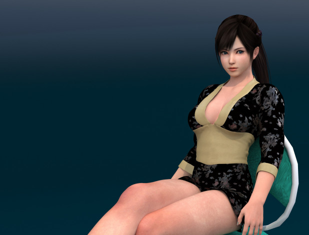 Обои картинки фото 3д графика, люди , people, фон, взгляд, девушка