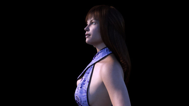 Обои картинки фото 3д графика, люди , people, фон, девушка, взгляд