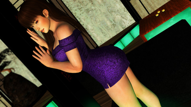 Обои картинки фото 3д графика, люди , people, фон, взгляд, девушка