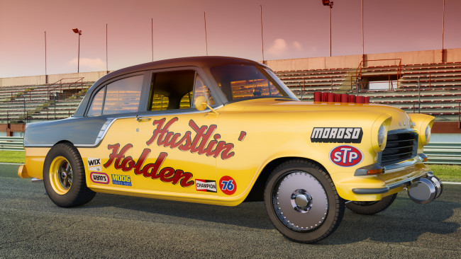 Обои картинки фото автомобили, 3д, фон, автомобиль