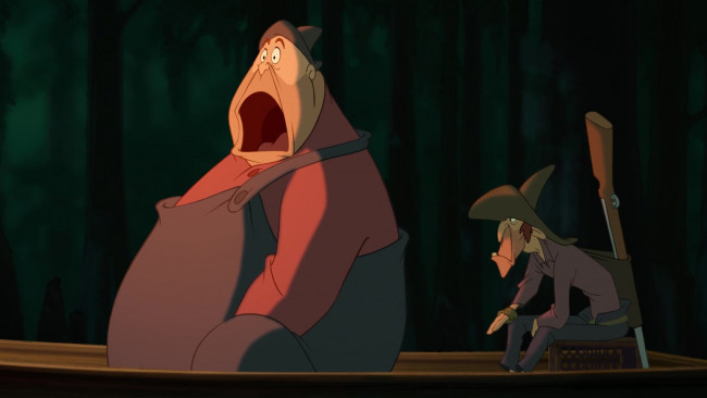 Обои картинки фото мультфильмы, the princess and the frog, ружье, люди, бандит, человек