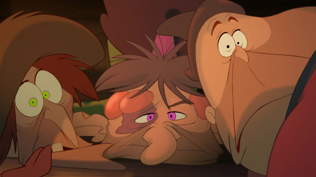 Обои картинки фото мультфильмы, the princess and the frog, удар, синяк, лицо, бандит