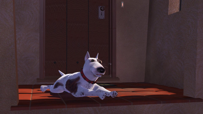 Обои картинки фото мультфильмы, toy story, дверь, собака