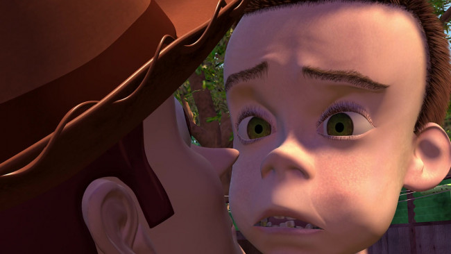 Обои картинки фото мультфильмы, toy story, лицо, ковбой, мальчик, шляпа, игрушка