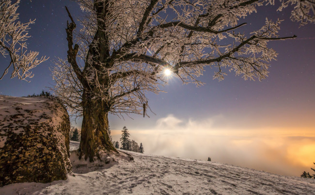 Обои картинки фото природа, восходы, закаты, простор