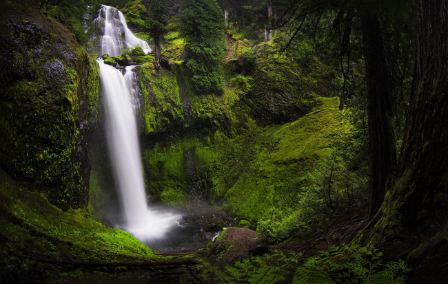 Обои картинки фото природа, водопады, простор