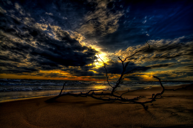 Обои картинки фото природа, побережье, ночь, море, пляж