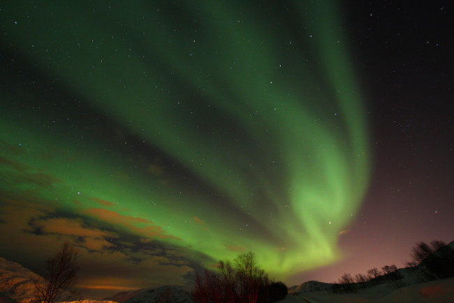 Обои картинки фото природа, северное сияние, сияние